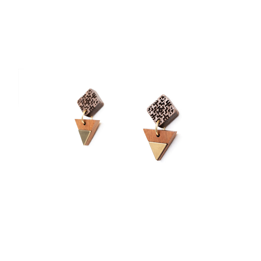 Square & Triangle Earrings