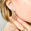 Teardrop Deco earrings (Grey)