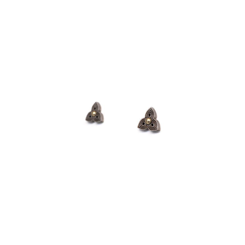 Marquise studs (Grey)