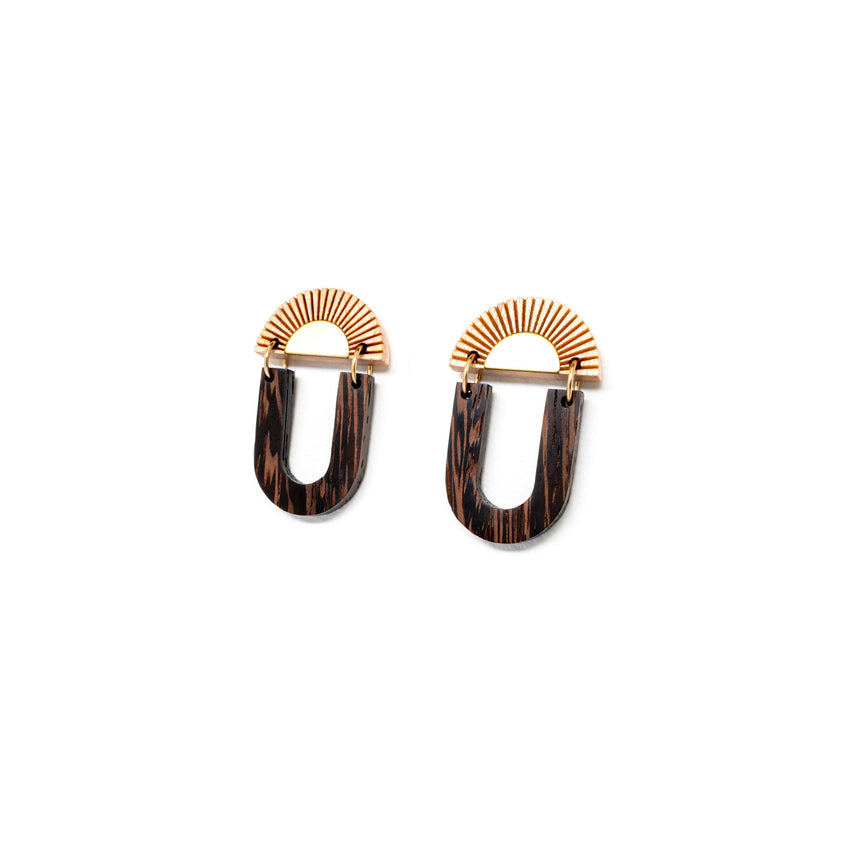 Ellipse Sun Earrings