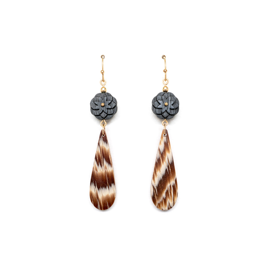 Wenge Flores Earrings