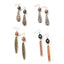 Purpleheart Flores Earrings