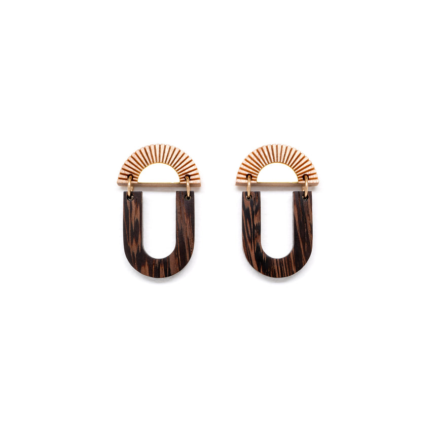 Ellipse Sun Earrings