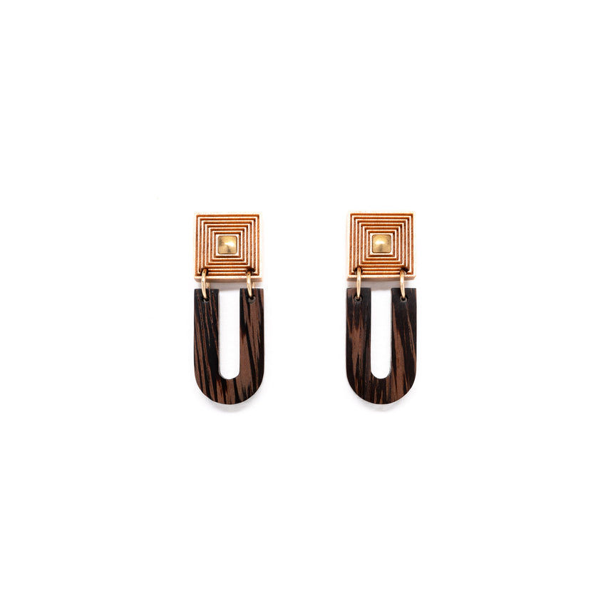 Fret Earrings