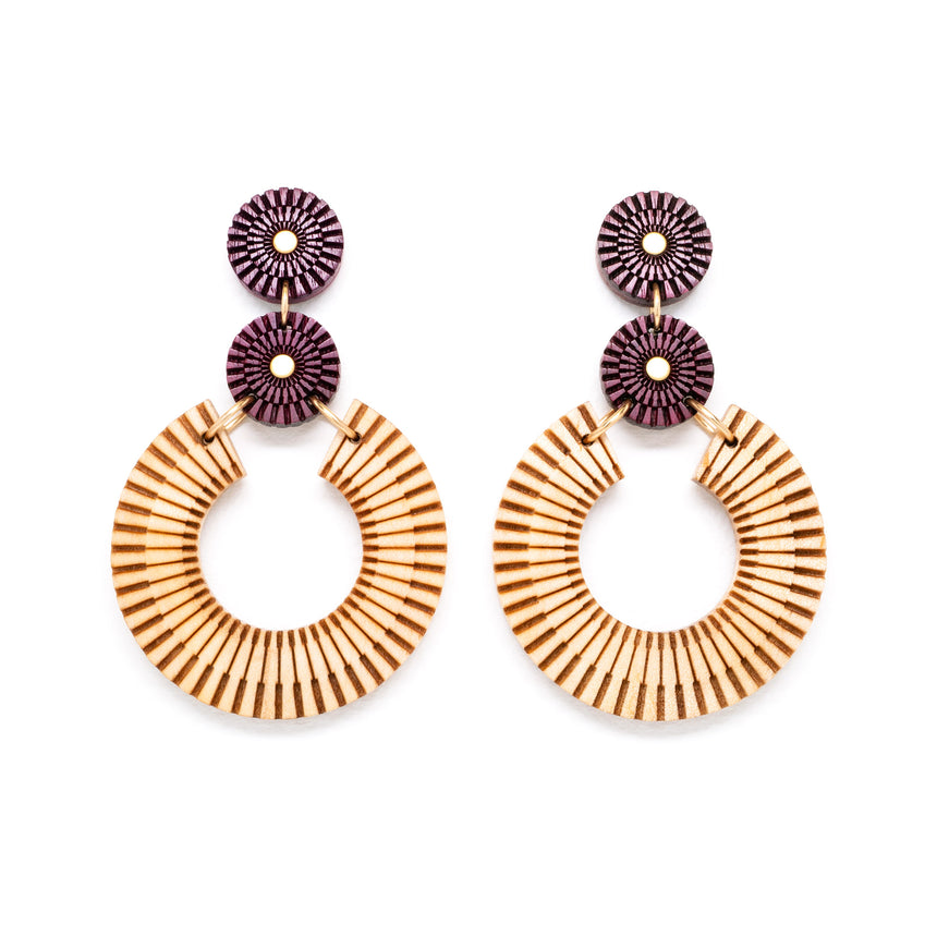 Woven Hoops from WENWEN designs