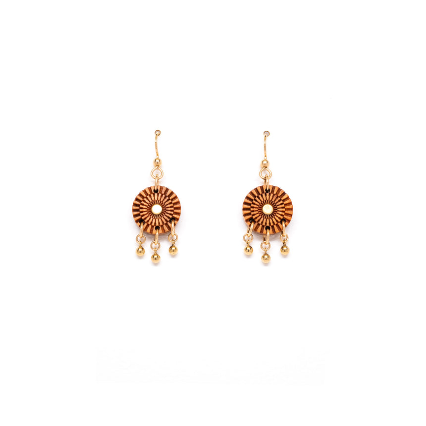 Woven drops earrings from WENWEN designs