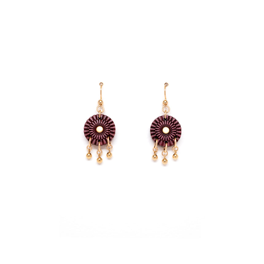 Woven drops earrings from WENWEN designs