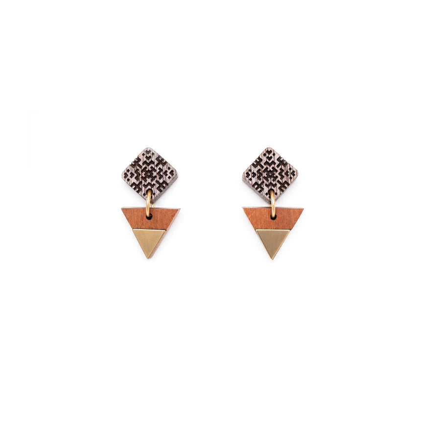 Square & Triangle Earrings