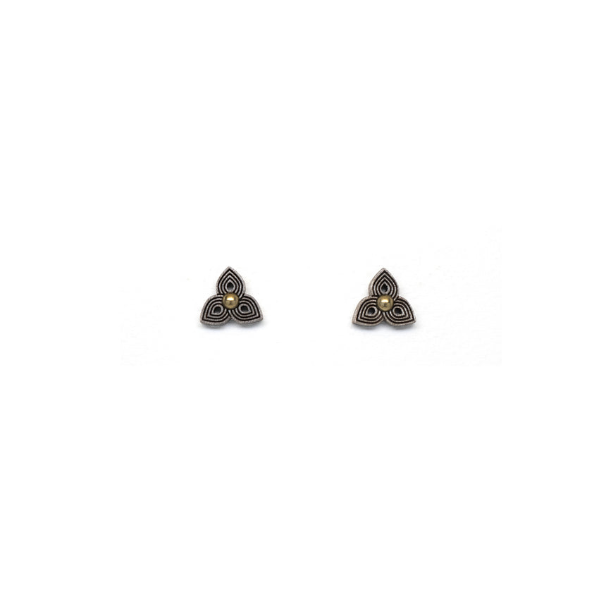 Marquise studs (Grey)
