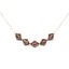 Lattice Link Necklace [Walnut]